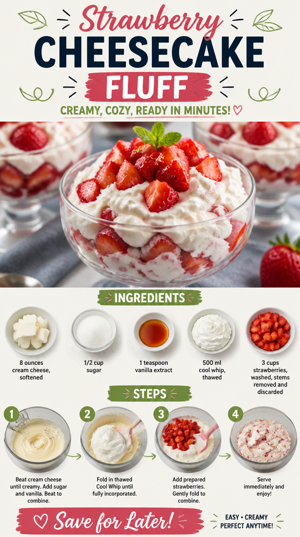 Strawberry Cheesecake Fluff