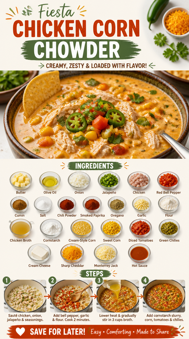 Fiesta Chicken Corn Chowder