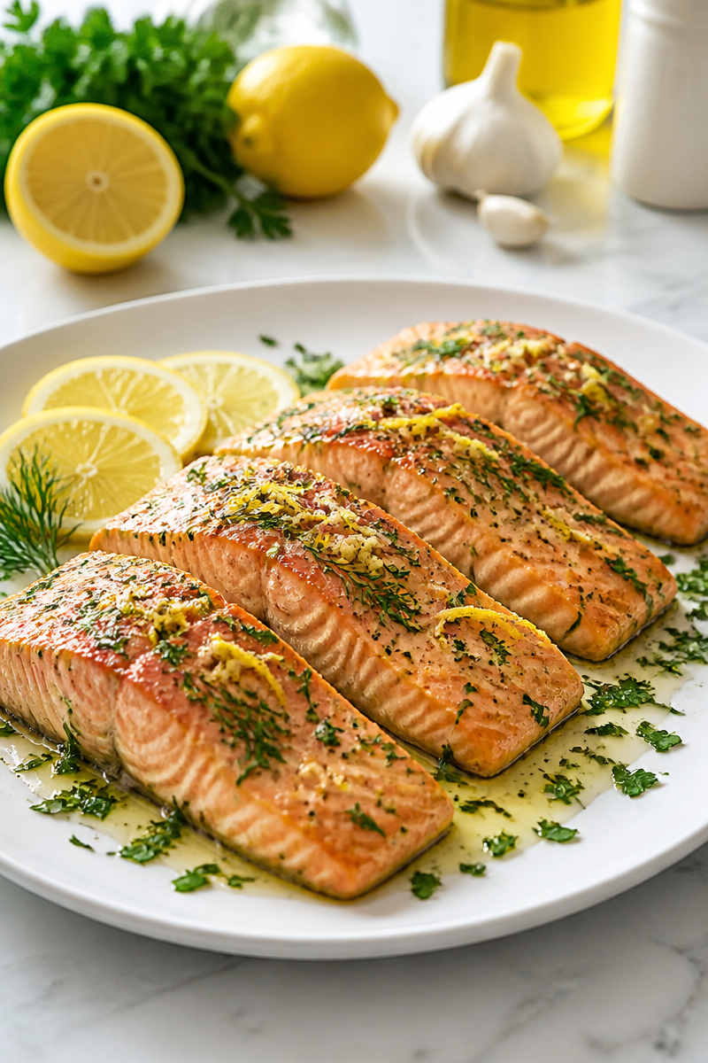 Saumon Four Citron Herbes Fraîches