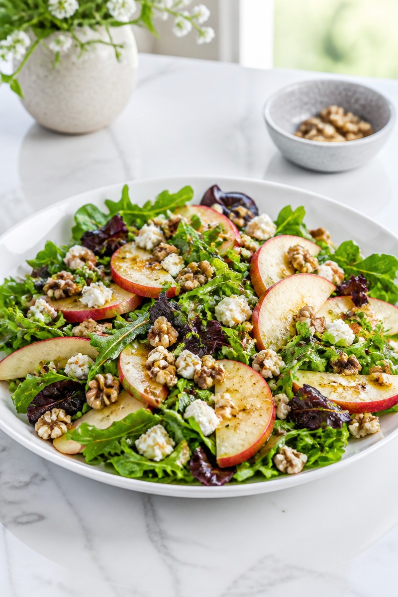 Salade Automnale Pomme Noix Feta