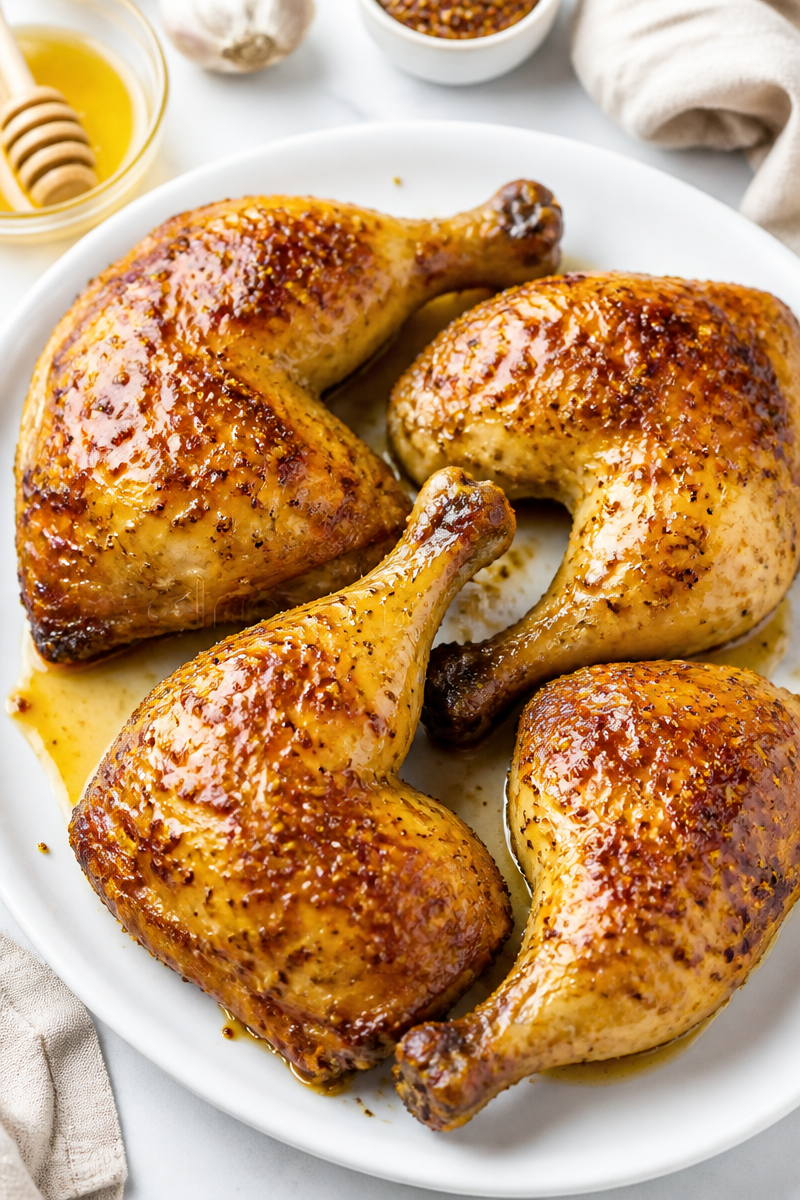 Poulet Rôti Miel Moutarde Facile