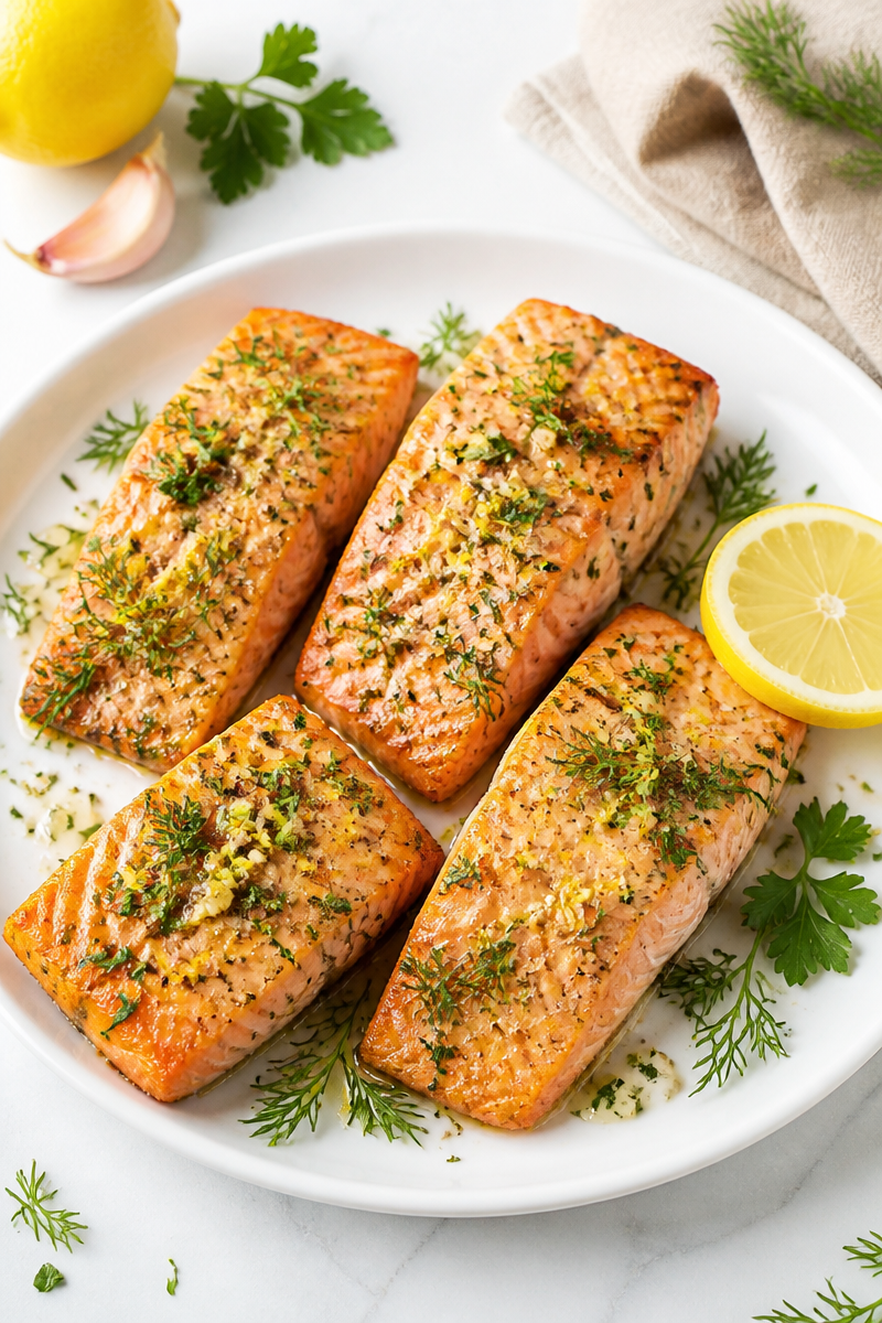 Saumon Four Citron Herbes Fraîches