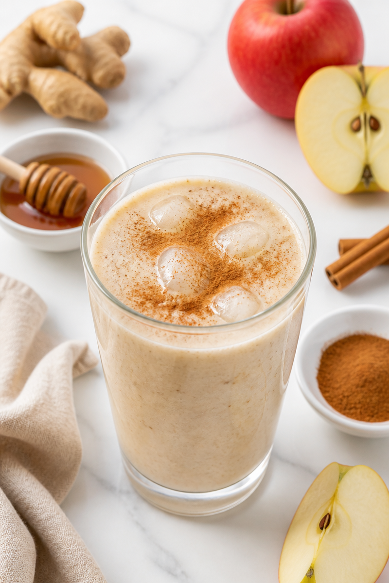 Smoothie Pomme Cannelle Gingembre Frais