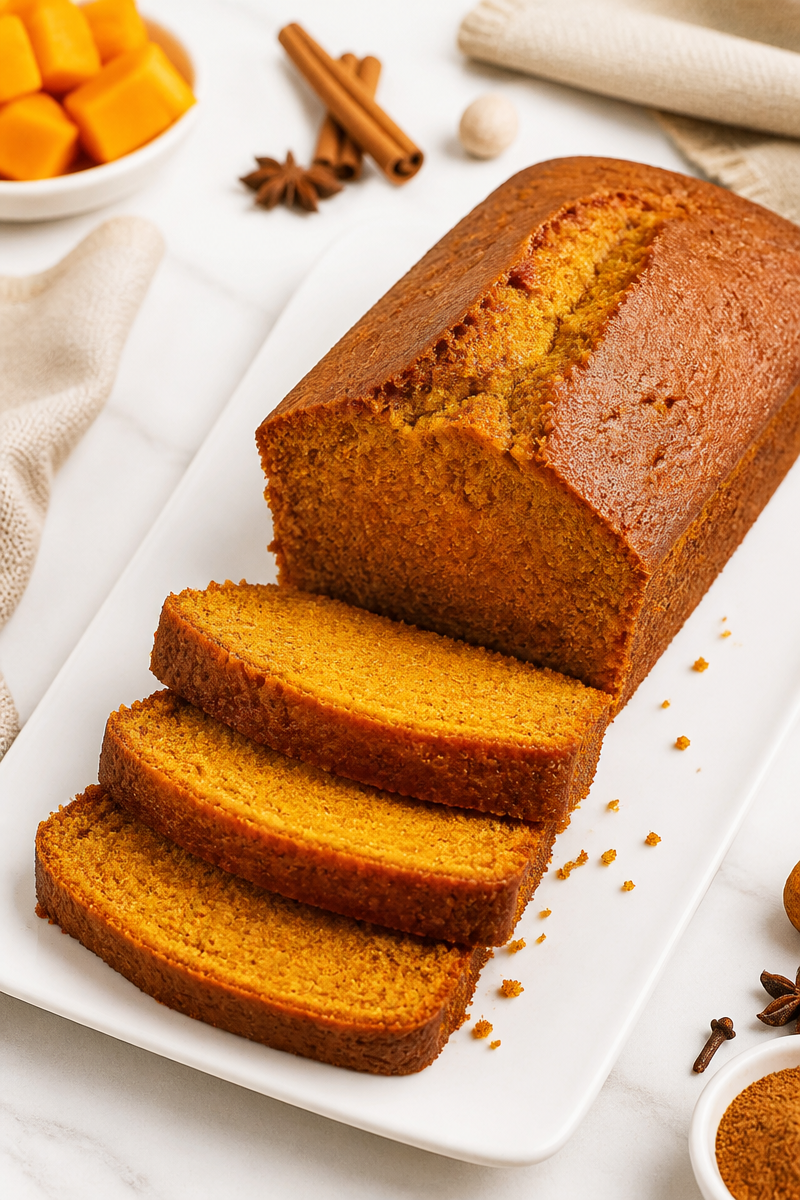 Cake Courge Épices Automne Moelleux