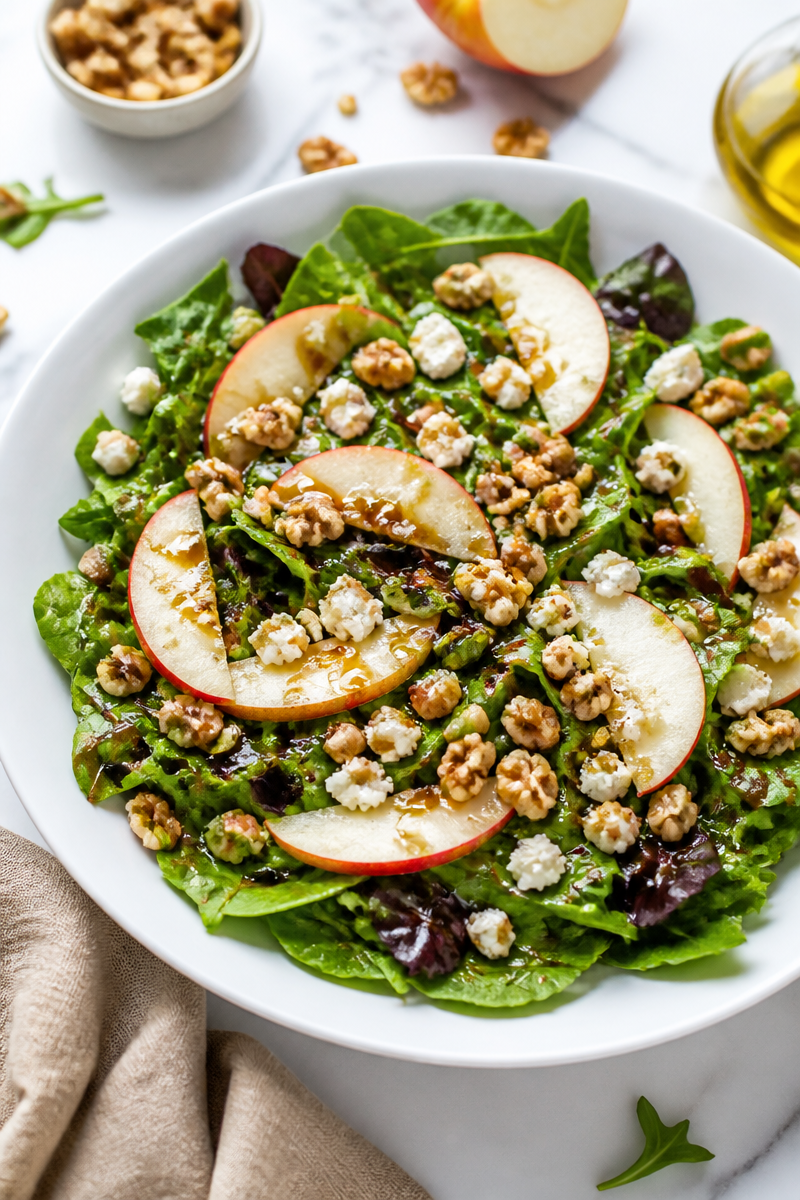Salade Automnale Pomme Noix Feta