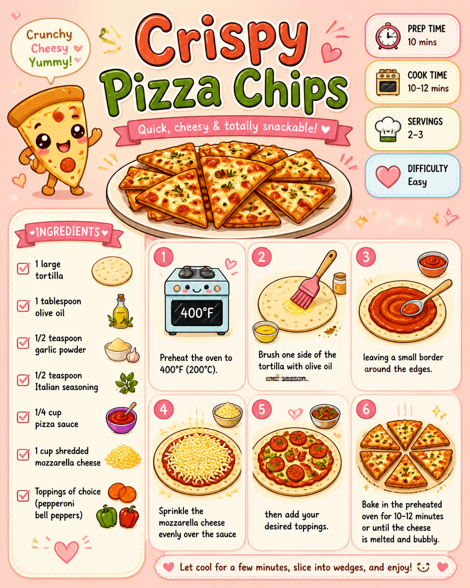 Crispy Pizza Chips