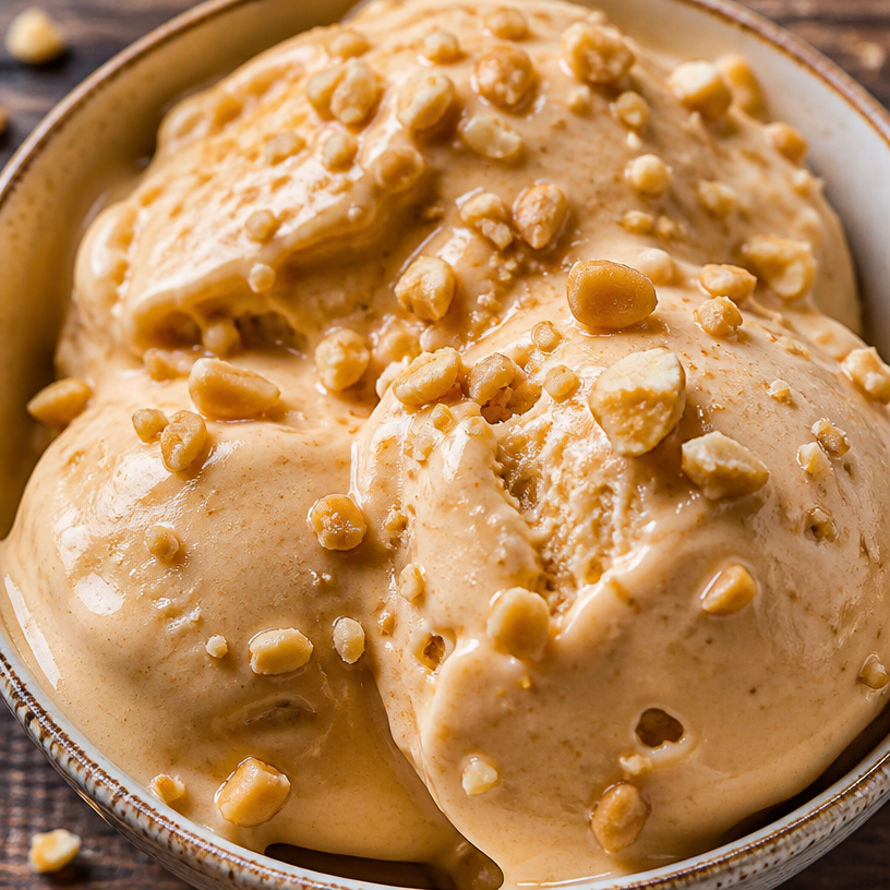 Healthy Peanut Butter Frozen Yogurt