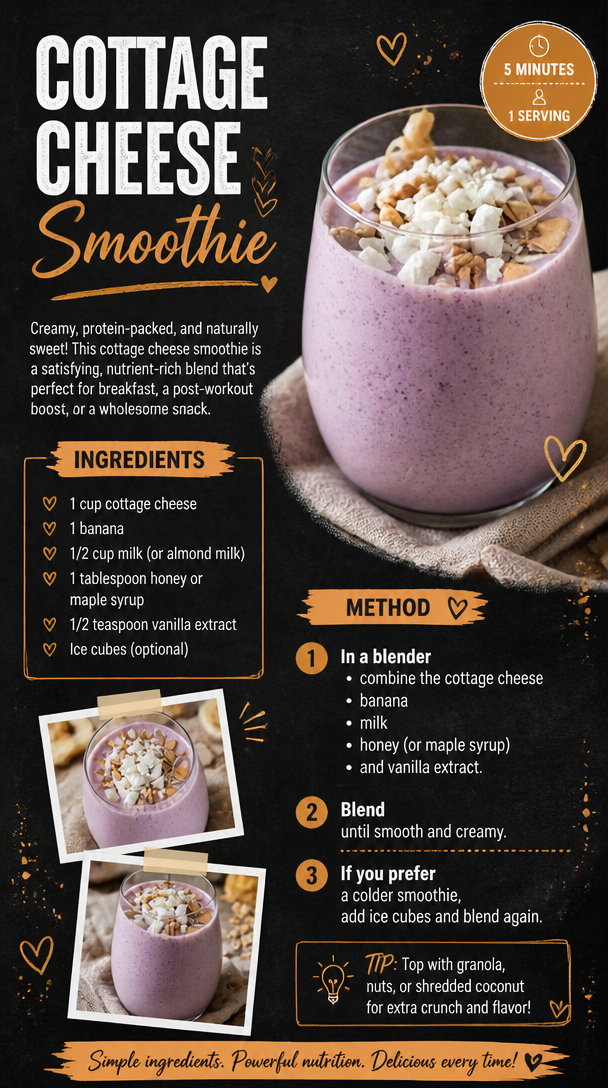Cottage Cheese Smoothie