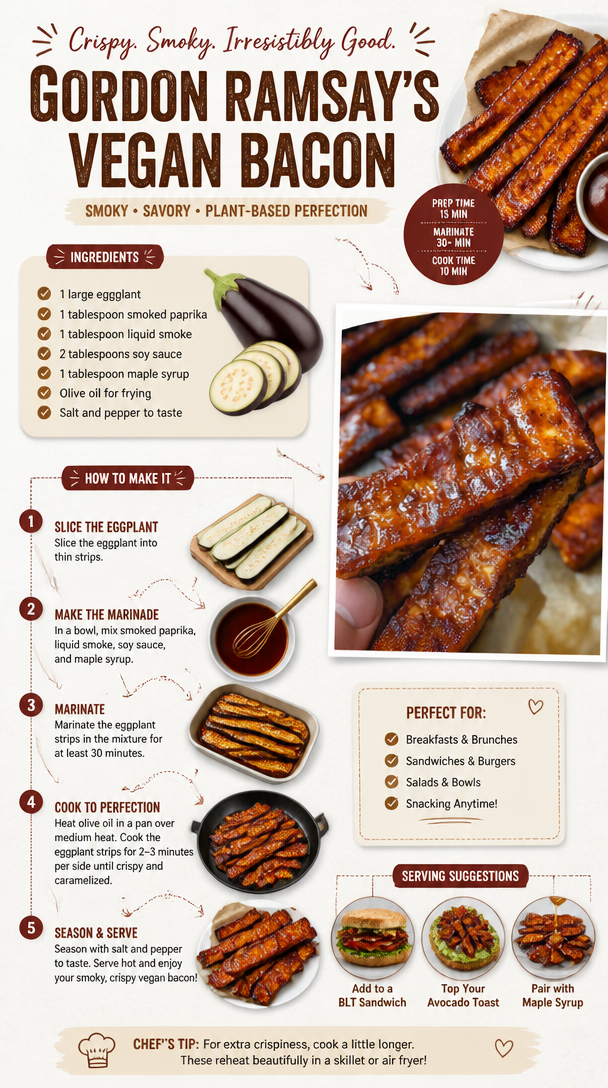 Gordon Ramsay's Vegan Bacon