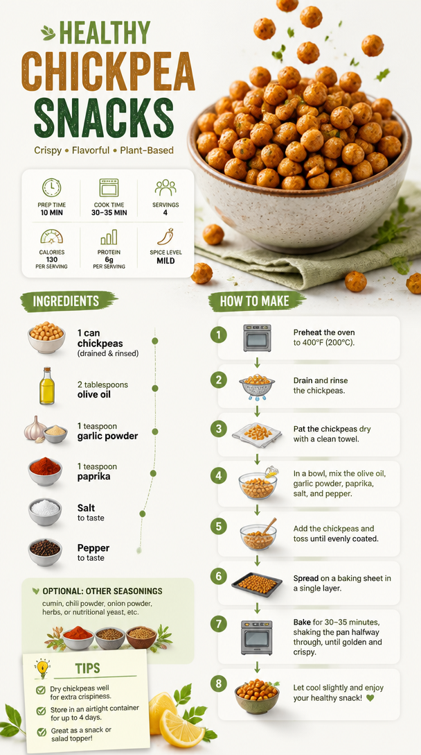 Healthy Chickpea Snacks