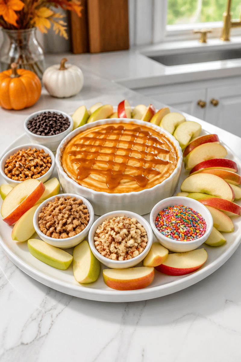 Caramel Apple Dip Toppings Bar Party