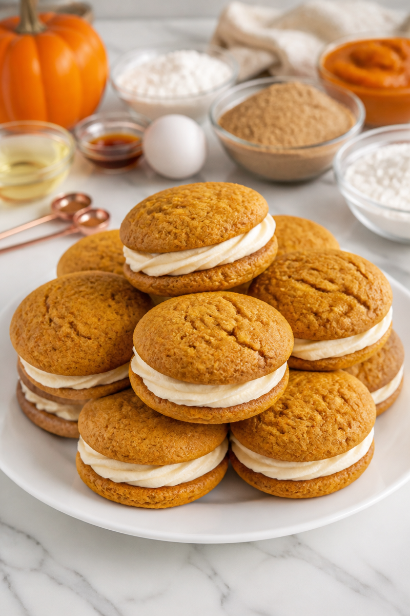 Maple Pumpkin Whoopie Pie Cream Filling 5 Maple Pumpkin Whoopie Pie Cream Filling