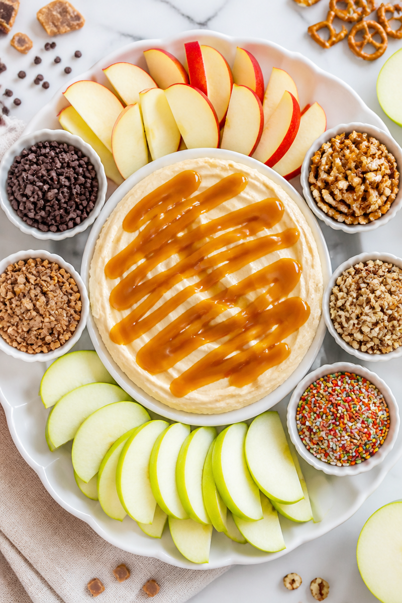 Caramel Apple Dip Toppings Bar Party