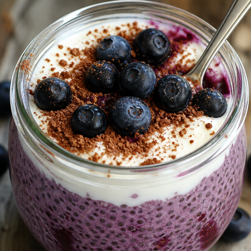 Pudding de Chia au Fromage Blanc