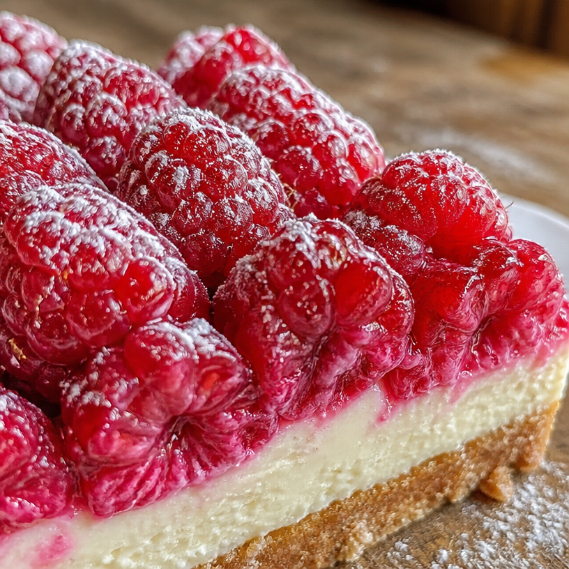 Tarte aux framboises