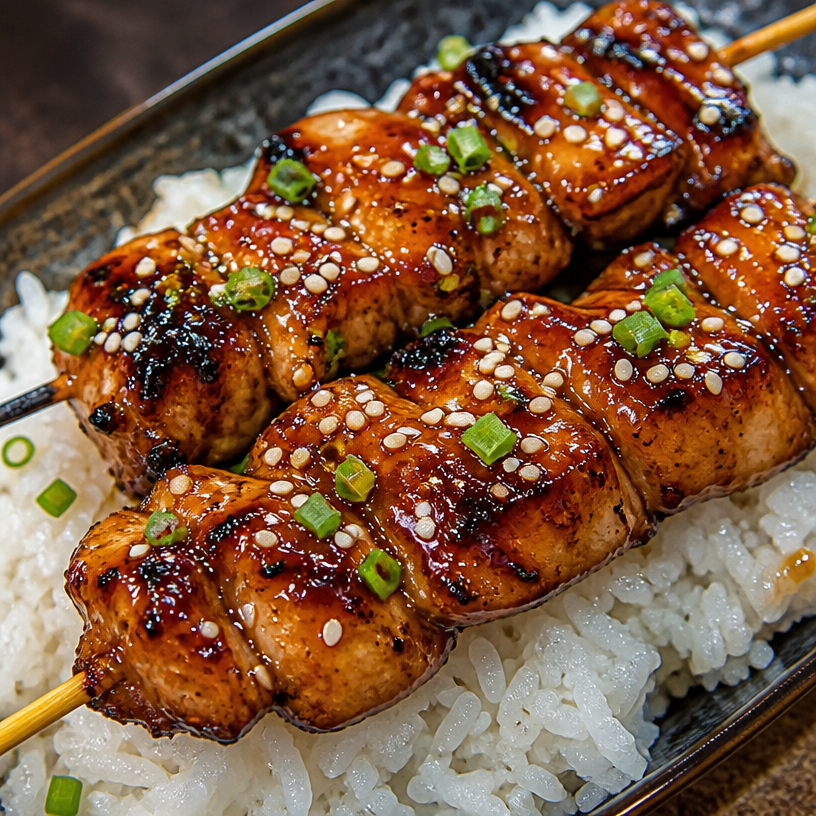 Best Ever Teriyaki Chicken Skewers