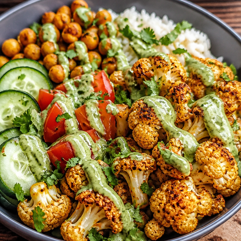 Cauliflower Shawarma Bowls