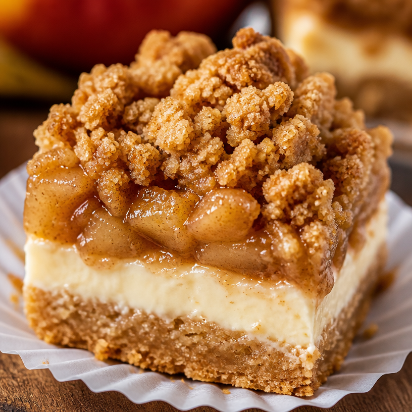 Apple Crisp Mini Cheesecakes