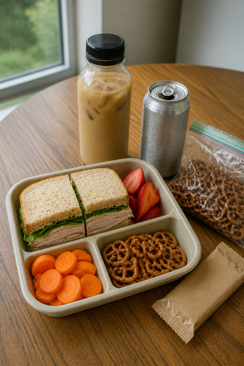 Lazy Turkey Sandwich Lunch