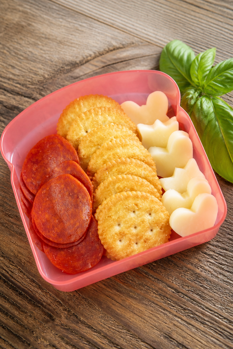 DIY Pizza Crackers Lunchable