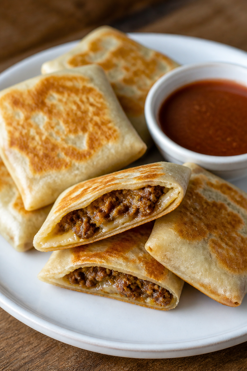 Mini Crunch Wrap Sliders