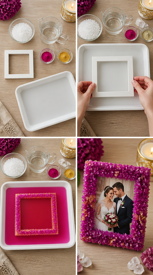 Vivid Crystal Wedding Frame 7 Vivid Crystal Wedding Frame