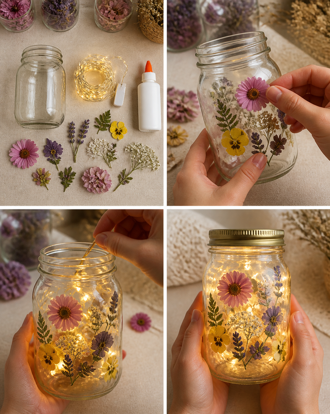 Floral Fairy Jar 7 Floral Fairy Jar