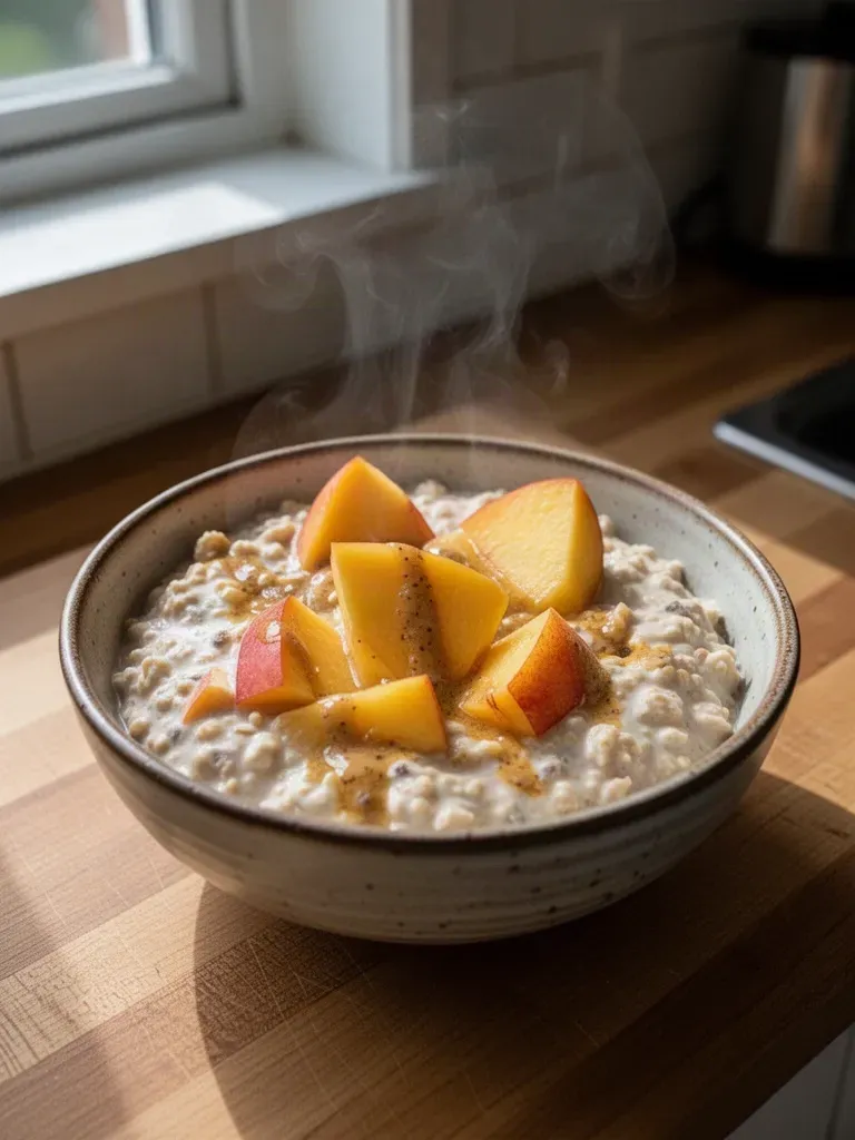 Peach Overnight Oats