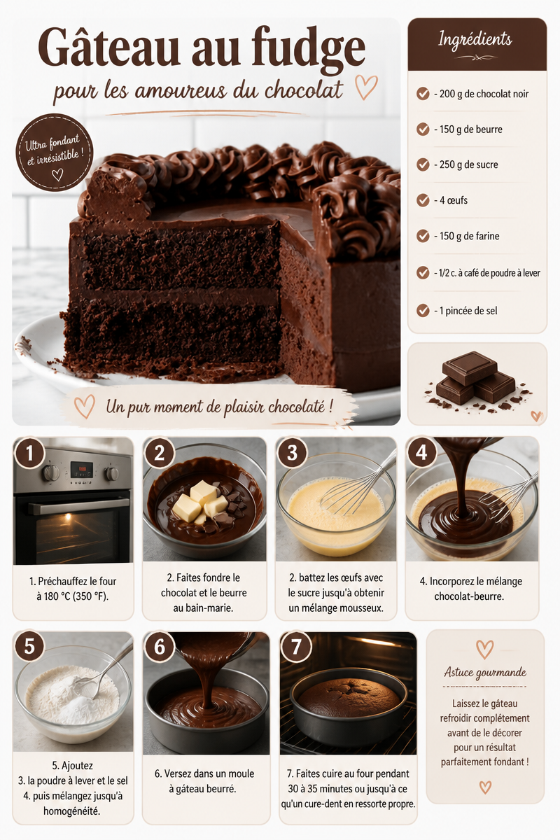 Chocolate Lovers' Fudge Cake