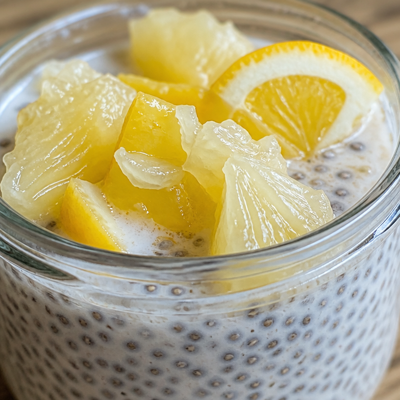 Pudding de chia à la noix de coco