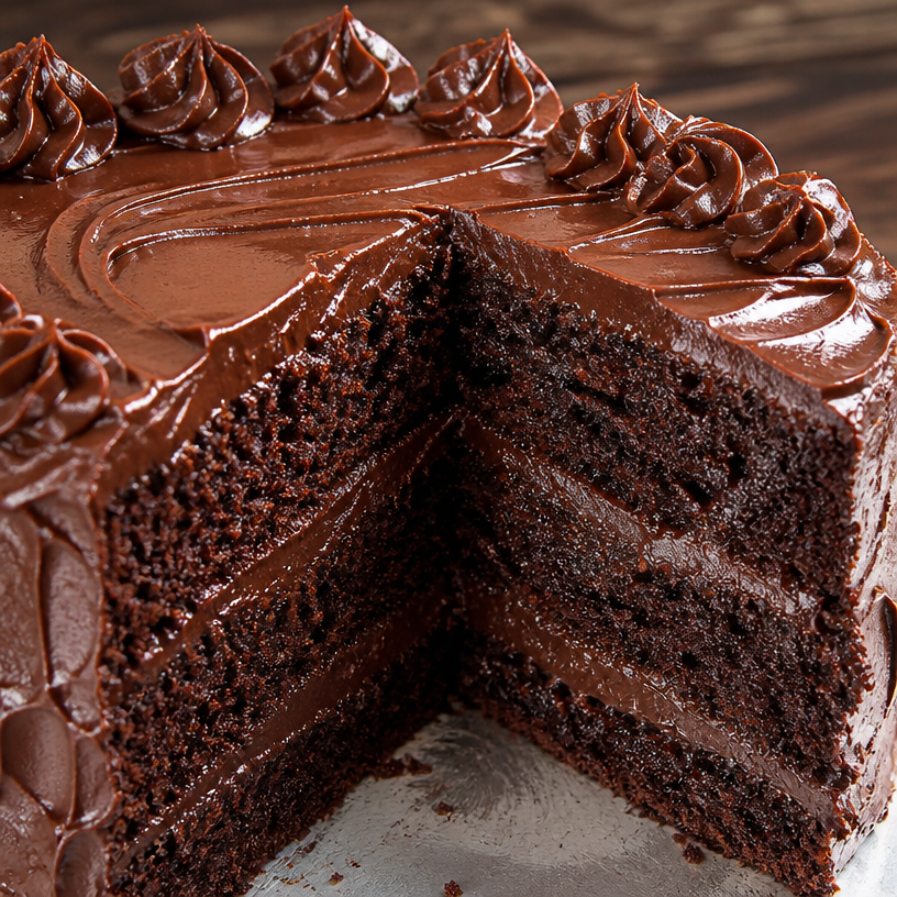 Chocolate Lovers' Fudge Cake