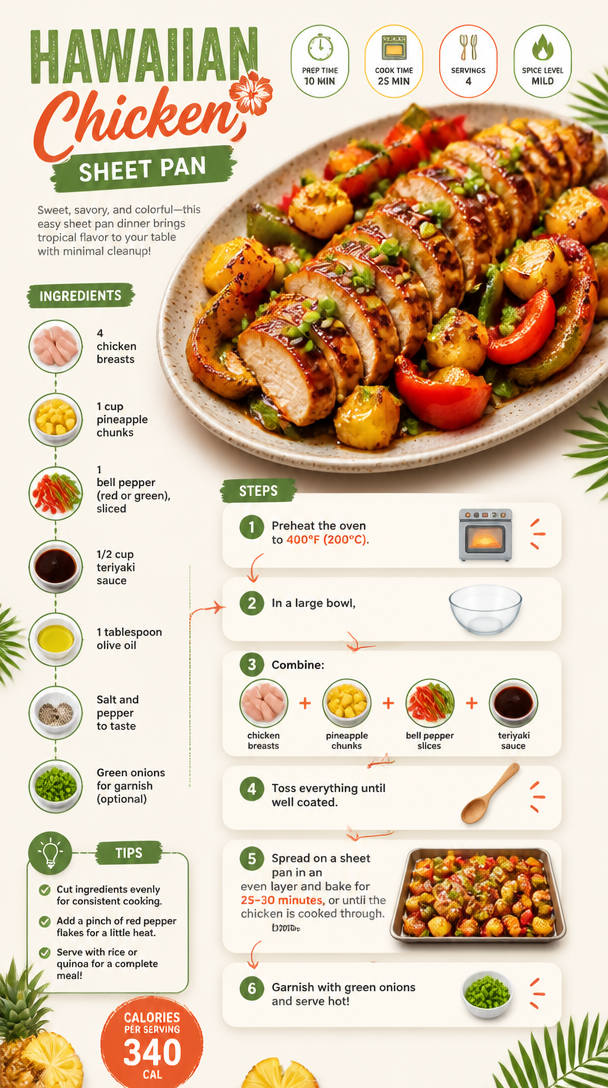 Hawaiian Chicken Sheet Pan