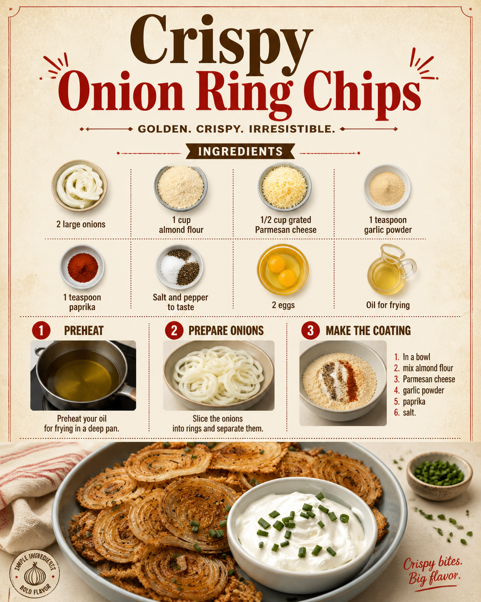 Crispy Onion Ring Chips
