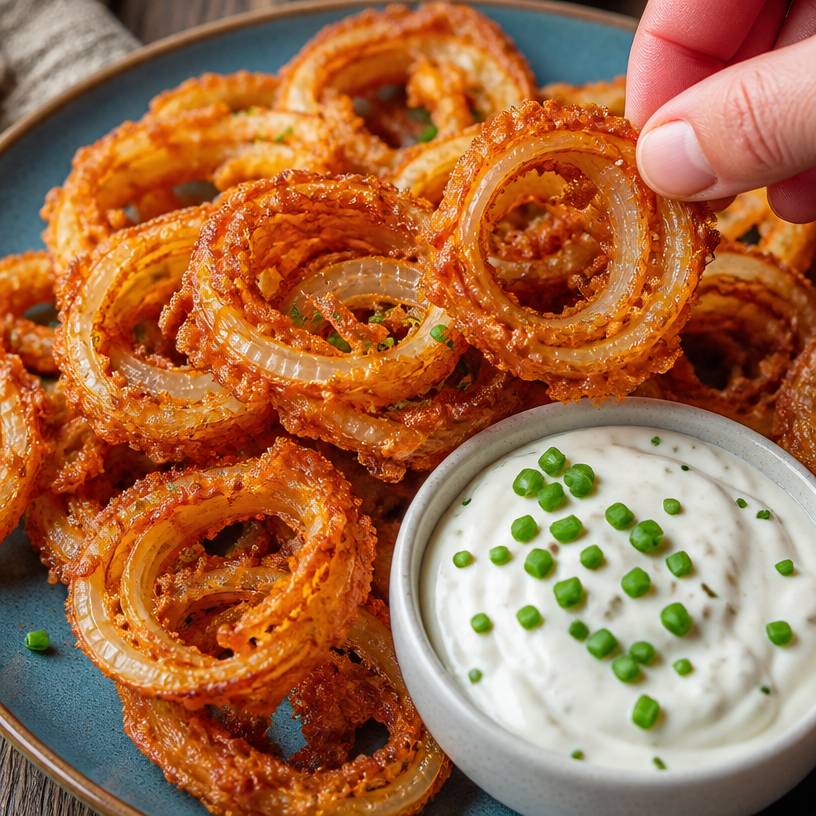 Crispy Onion Ring Chips