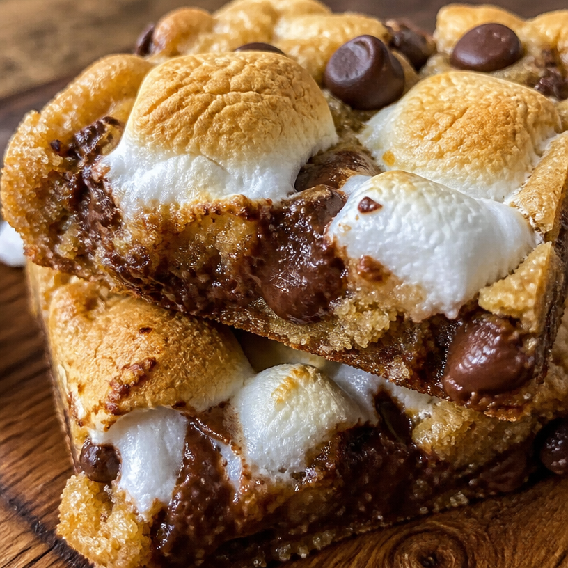 S'mores Cookie Bars