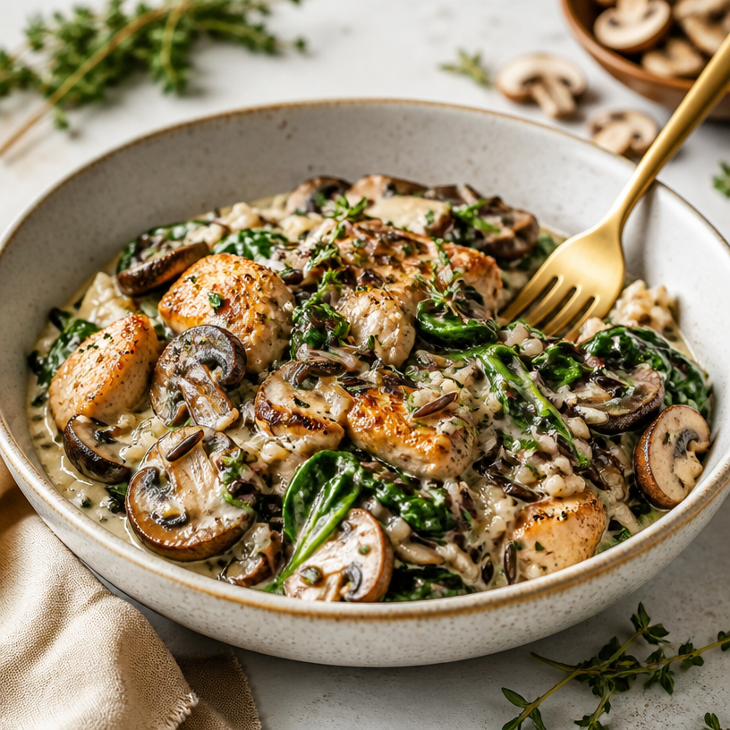 One-Pan Chicken Wild Rice Bowl: Weeknight Dinner Solution