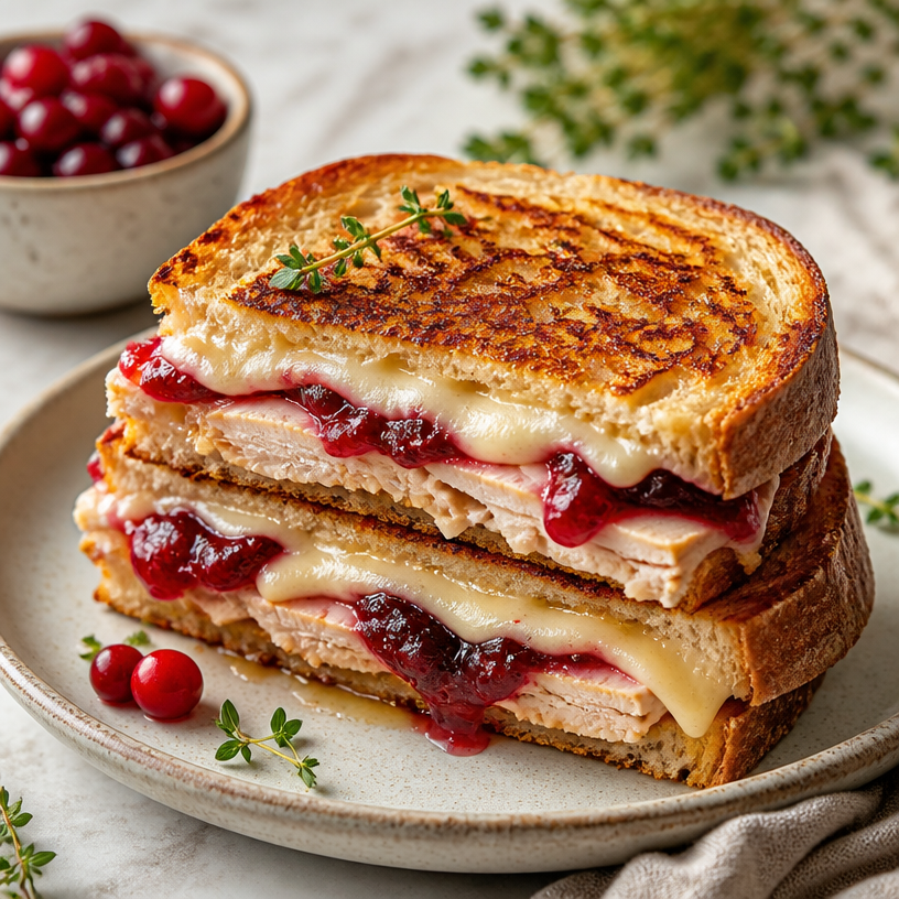 Quick Turkey Cranberry Panini: Tangy-Sweet Comfort