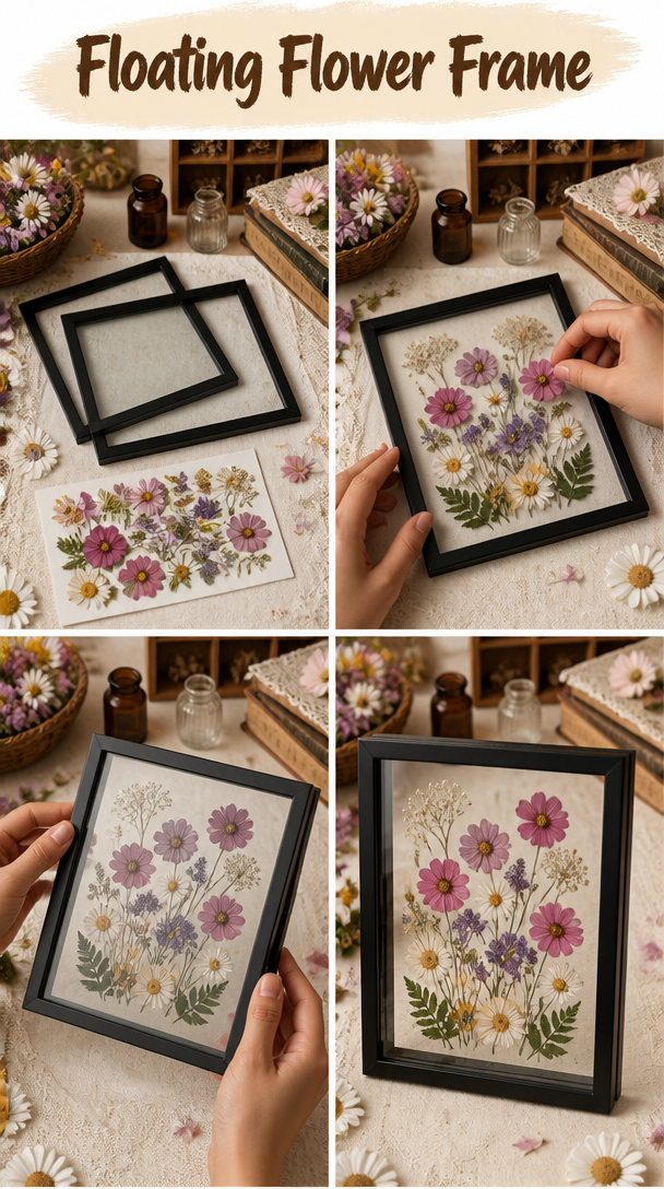 Floating Flower Frame