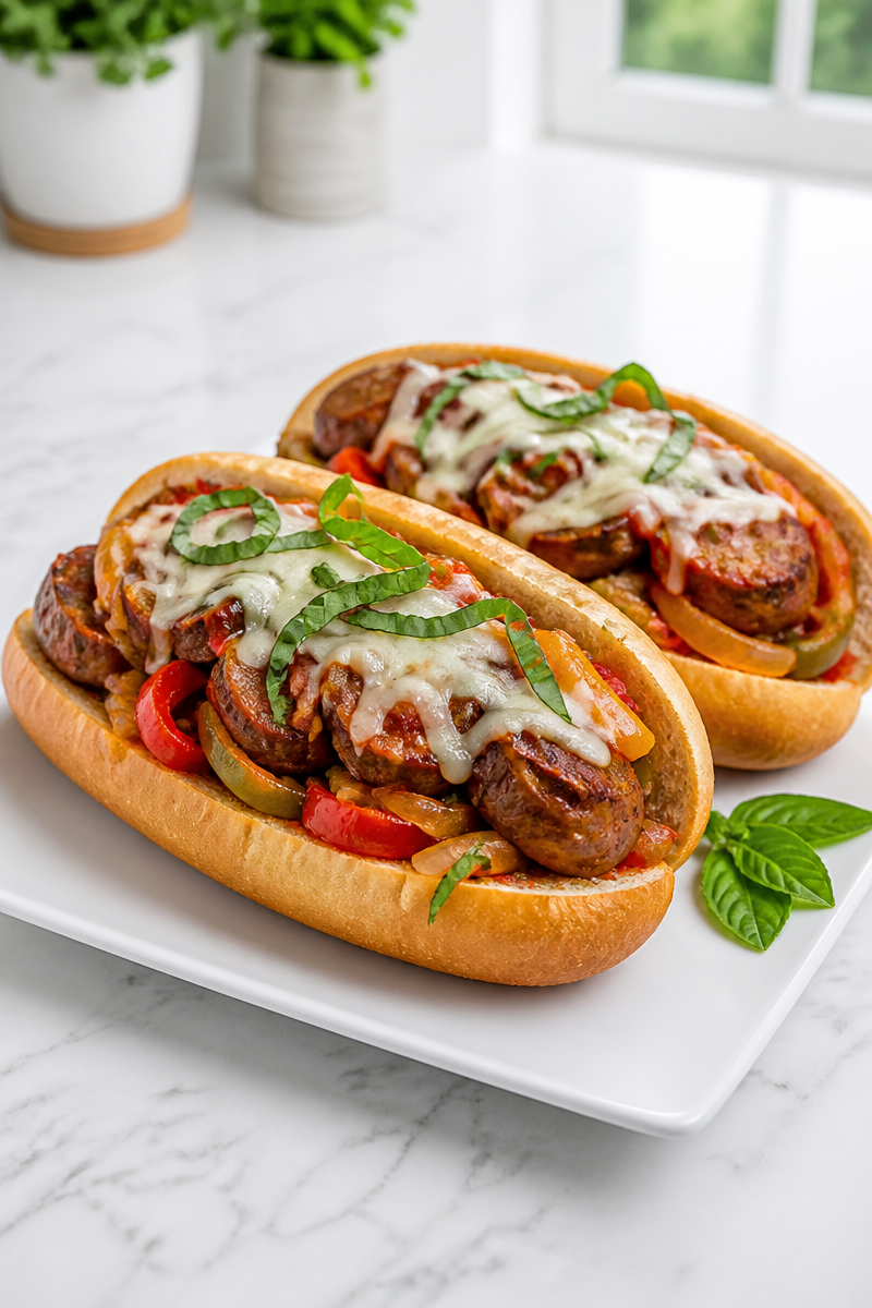 Slow Cooker Italian Sausage Peppers Onion
