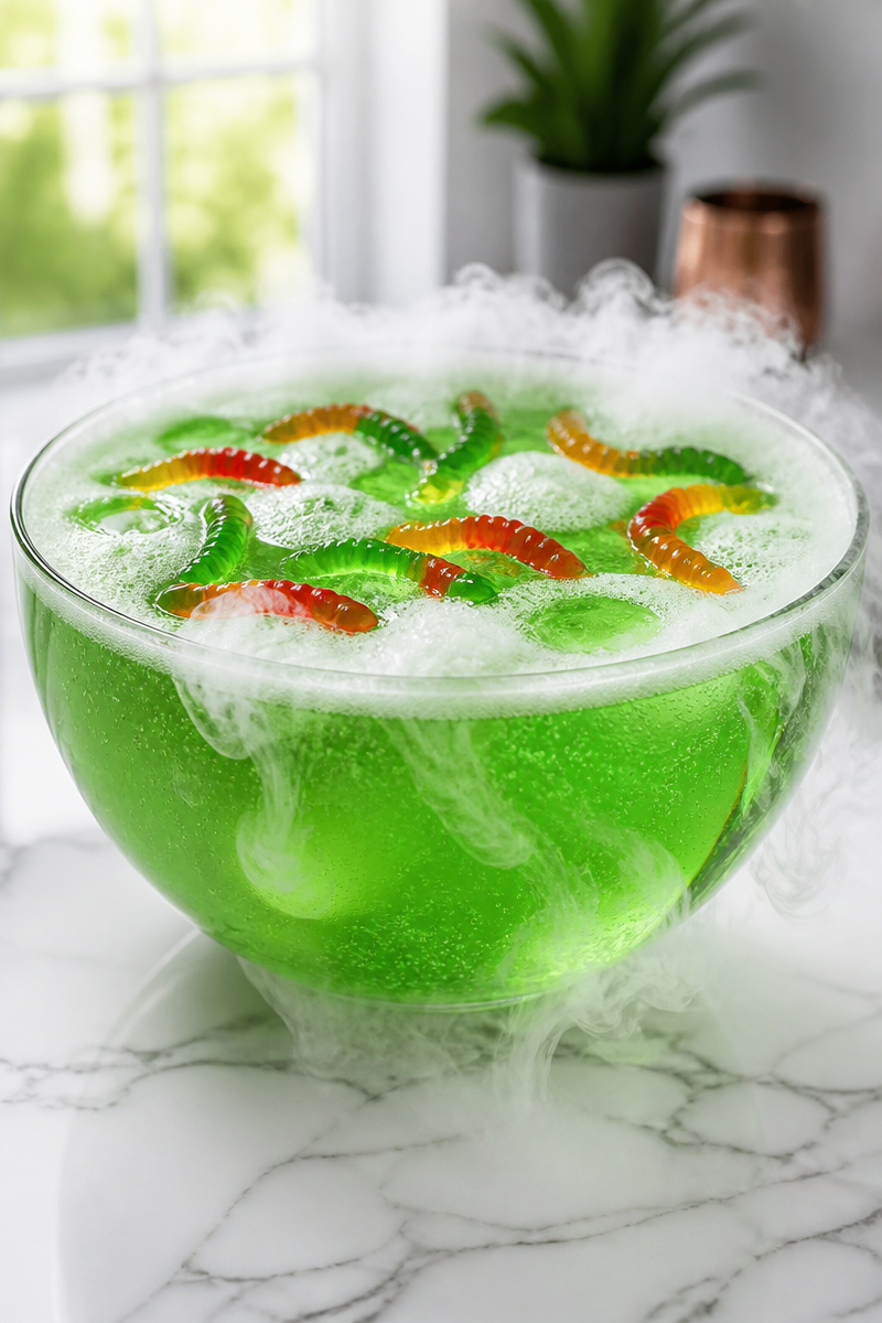 Mad Scientist Glowing Green Punch