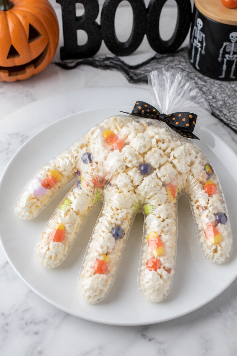 Halloween Popcorn Hand Glove Snack