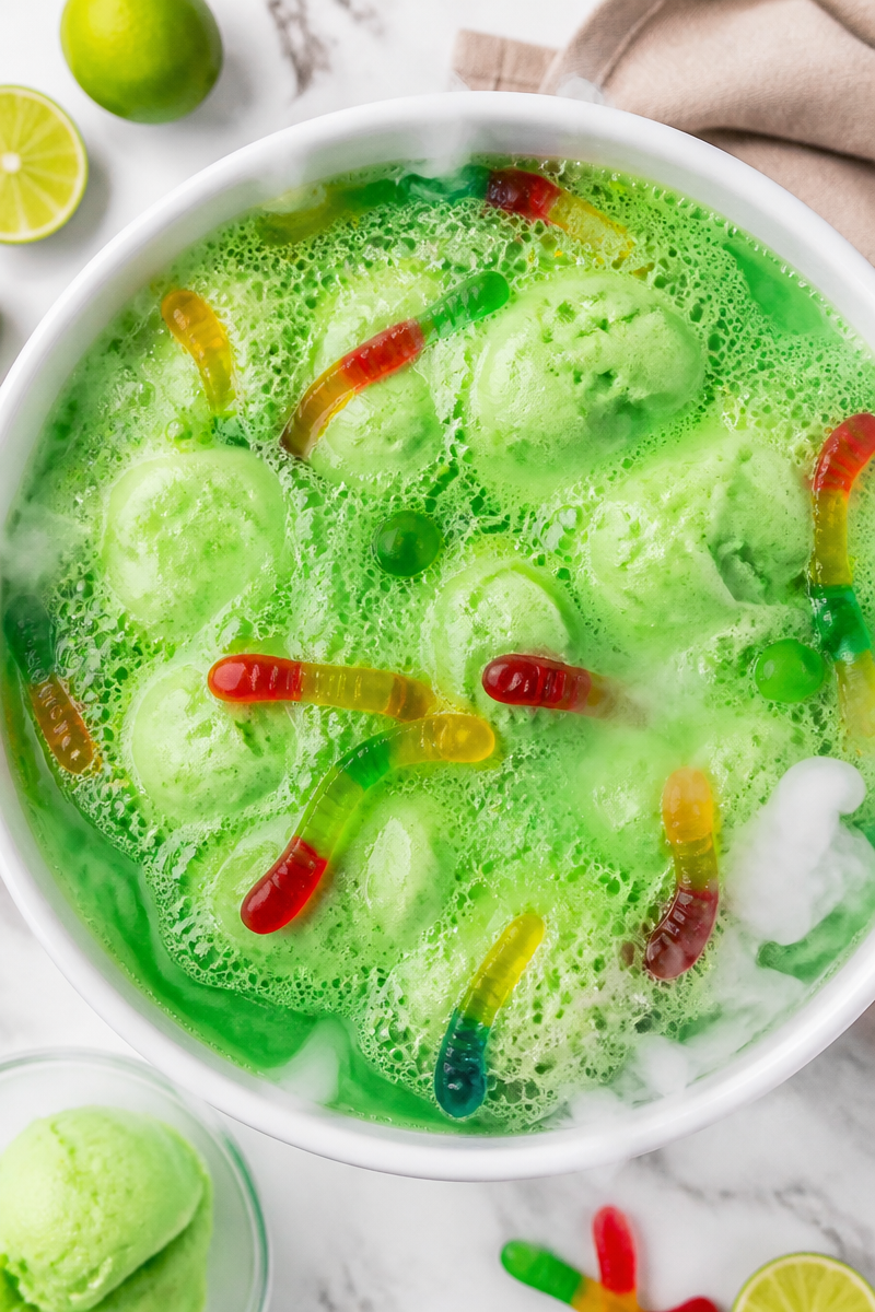 Mad Scientist Glowing Green Punch