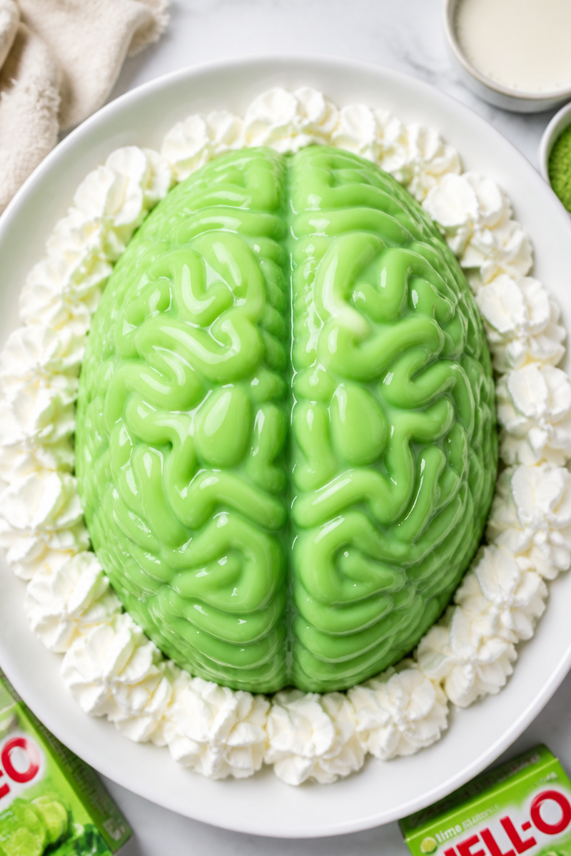 Brain Shaped Jello Mold Halloween