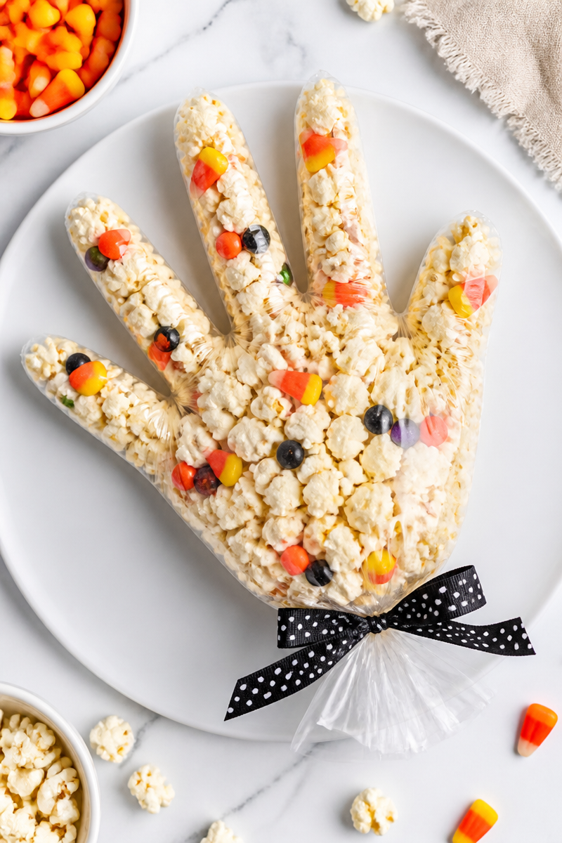 Halloween Popcorn Hand Glove Snack
