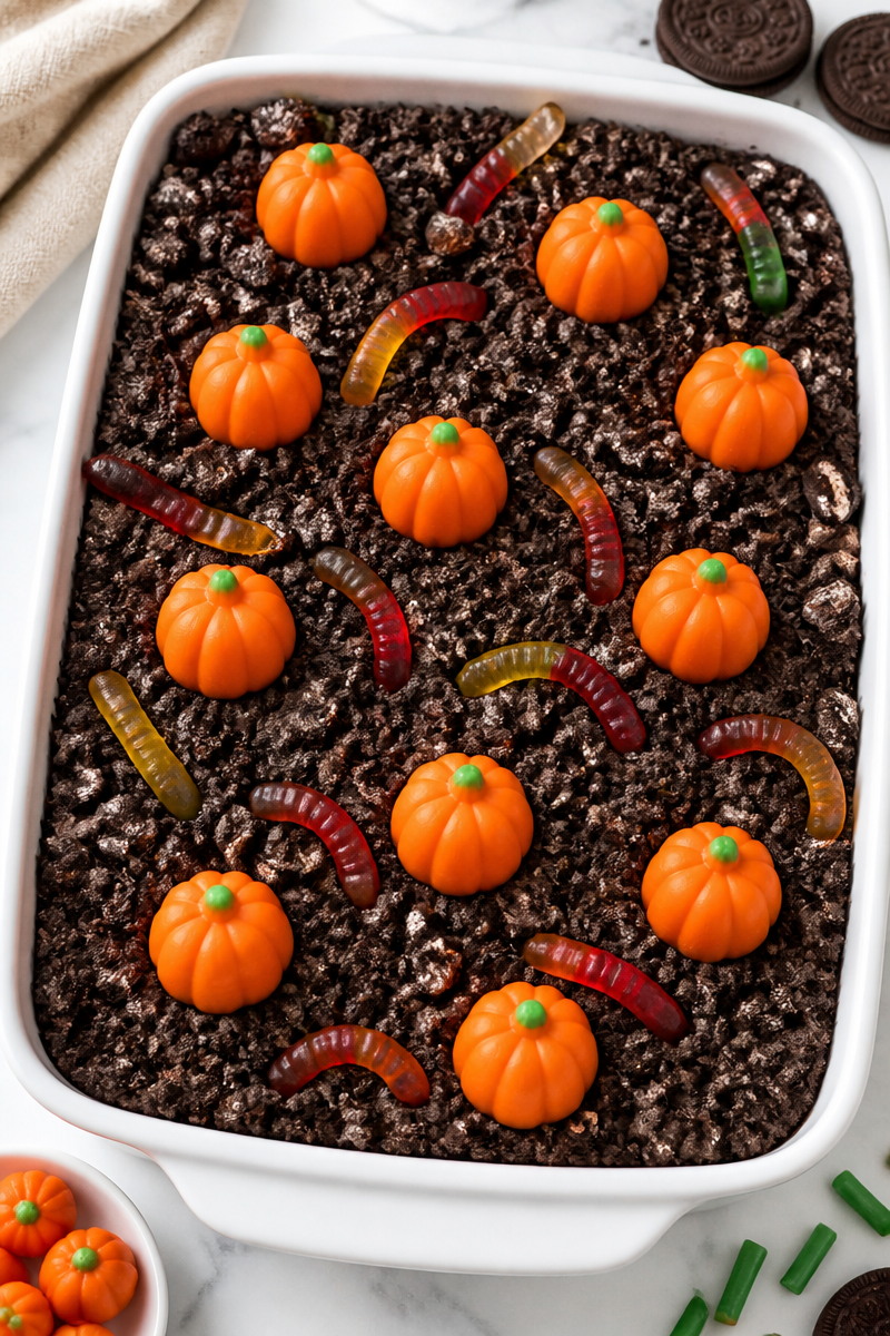 Pumpkin Patch Dirt Cup Dessert