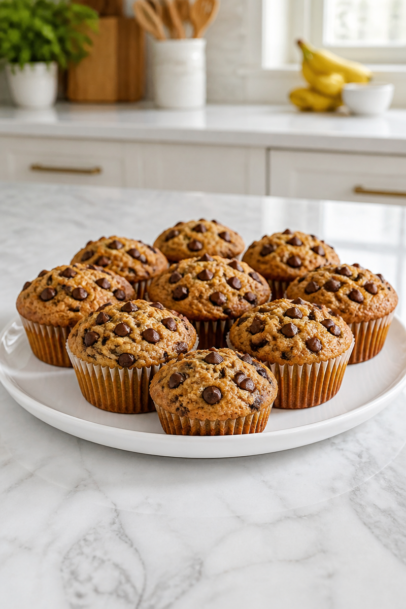 Chunky Monkey Banana Oat Muffin
