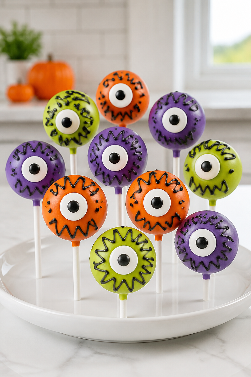 Halloween Monster Eye Cake Pop
