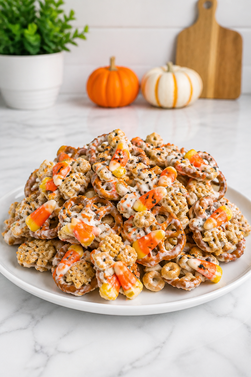Crock Pot Halloween Snack Mix Crack