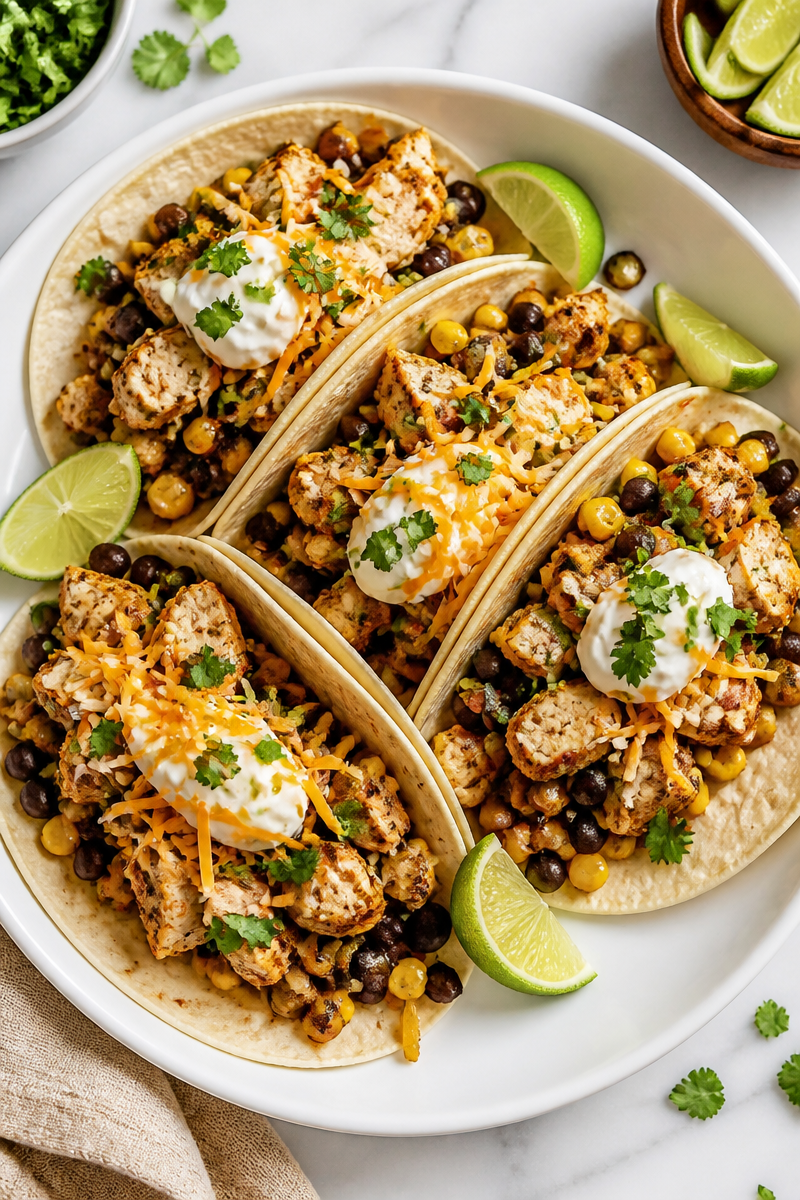 Spicy Chipotle Chicken Taco Skillet
