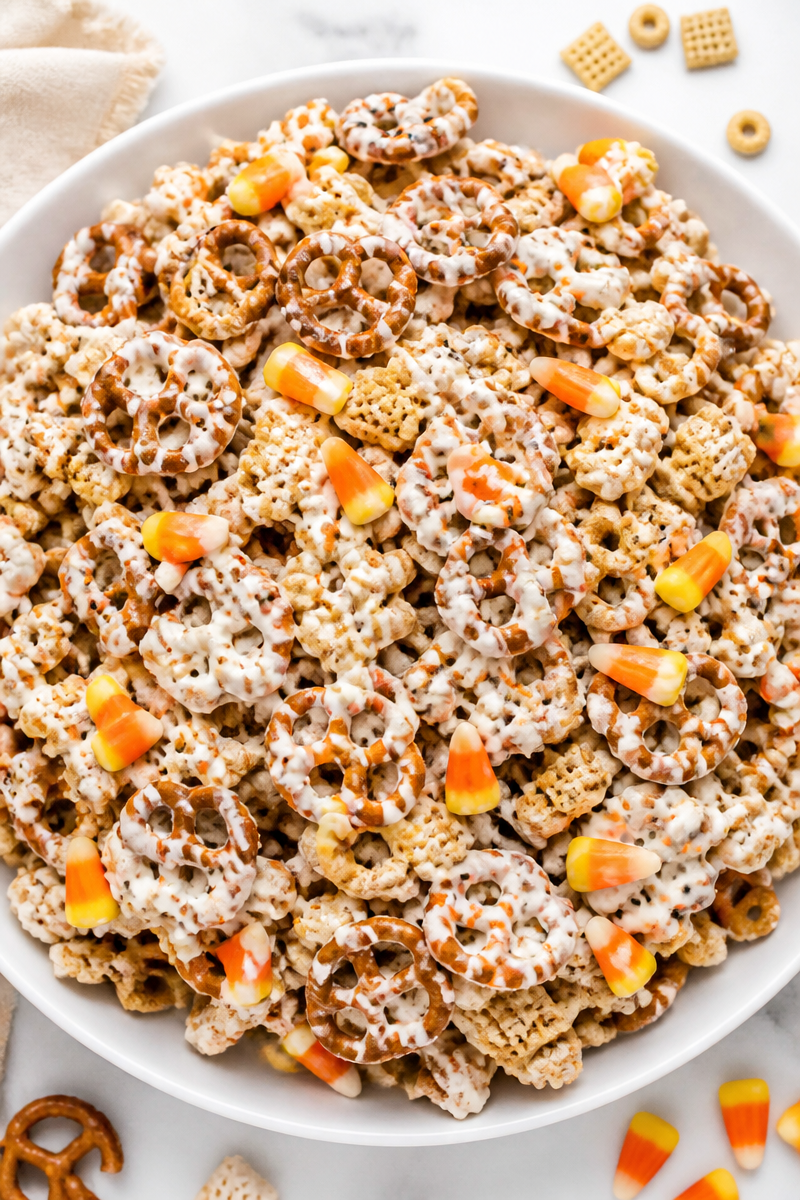 Crock Pot Halloween Snack Mix Crack